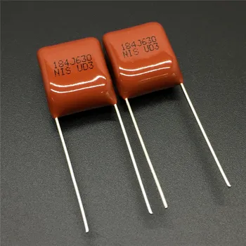 10шт/100шт Японски кондензатор NISSEI CBB MMX 630V 184 J 630V184J 5% 0,18 icf Стъпка 180nF = 10 мм Металлизированный кондензатор от полиестерен филм