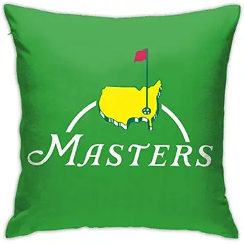 2020 Masters Golf Sports Tournament, Калъфка за възглавница, калъфка 18x18 инча, Офис Декор за мека мебел, спални