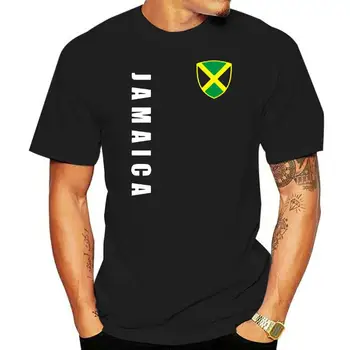 2024 Ново записване, мъжки t-shirt, Нова тениска Jamaika Jamaica, Тениска с принтом от джърси Men Legend Soccer