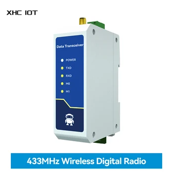 433 Mhz Безжични цифрови радио-RS485 XHCIOT E95-DTU (433C20-485)-V2.0 Високоскоростно непрекъснато предаване с ниска латентност 20 стока RSSI