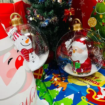55см Нов надуваем Коледна топка Надуваем Led лампа Висящи Занаяти Подпори за детски играчки, Коледна Елха, Снежен човек Старец