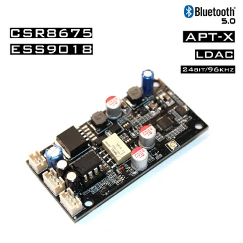 APTX HD QCC5125 Безжичен Адаптер Bluetooth 5.1 Такса Приемник ES9018 I2S КПР Такса Аудио Декодер 24 Бита/96 khz LDAC С Антена