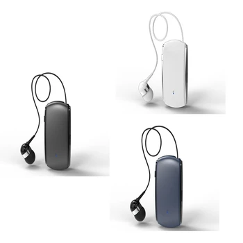 Bluetooth слушалка RISE-K68 с петличным на горивото, Прибиращ се подключаемая карта Единични слушалка, богат на функции зажимная слушалки, MP3 плейър