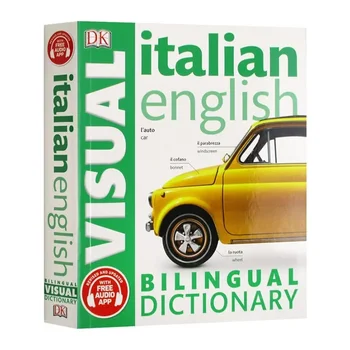 DK Итальянско Английски два визуален речник на Два Контрастен графичен речник