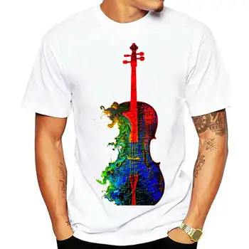 HKFZ 2022 Ново записване, тениски за чело, тениска за китара, - популярната мъжка тениска с 3D-принтом от чист памук