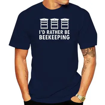 I ' d Rather Be Beekeeping - Мъжки t-shirt - 10 цвята - Beekeeper - БЕЗПЛАТНИ Тениски P & Pmen'S В обединеното кралство, Летен стил, Модни дрехи За мъже