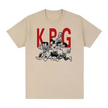KBG Kamogawa Team Хаджиме no Ippo Реколта тениска Harajuku В готически стил Унисекс Памучен Мъжки t-shirt Нова Тениска Дамски Блузи