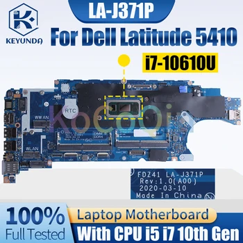 LA-J371P за лаптоп Dell Latitude 5410 дънна Платка 030CV1 033T9K i5-10210U i5-10310U i7-10610U на дънната Платка на лаптопа е Напълно Тествана