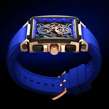 LIGE висок клас марка, Луксозни Мъжки часовници, Квадратни Спортни Кварцови часовници за Мъже, Водоустойчиви Часовници с Хронометър, Мъжки Relogio Masculino