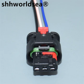 shhworldsea 3-Пинов конектор автоматичен Радар Заден Ход, щекер сензор за паркиране 1488991-5 1-1703494-1 за ford, Land Rover