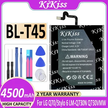  Батерия KiKiss BL-T45 Батерия 4500 mah За LG LM-Q730N Q70 Q730VMW Stylo 6 EAC64578501 Bateria 
