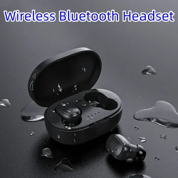 Безжични слушалки Безжична Bluetooth хендсфри слушалки с микрофони Спортни ушите с шумопотискане