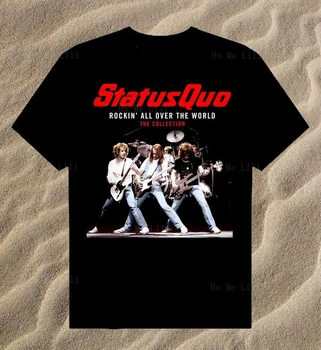 Графични тениски Status Quo Band 2023 Памук, за мъже и жени Дрехи от всички размери S-6xl