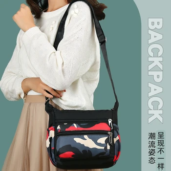 Дамски ежедневни чанти-месинджър Bolsos, водоустойчива найлонова чанта през рамо, чанти за майки с голям капацитет, чанта през рамо, чанта-тоут, основен портфейл