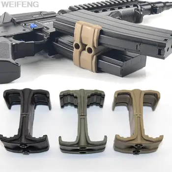 Двоен конектор за магазин пушка Mag Parallel за AR15 M4 MP5 Скоба за магазин с паралелна връзка Ловни съоръжения за стрелба с еърсофт оръжия