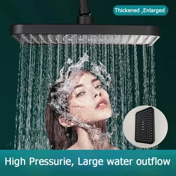 Дъждовна накрайник за душ Zloog, с голям поток от тласък, за инсталиране на тавана, накрайник за душ с утолщением, аксесоари за душ с високо налягане в банята