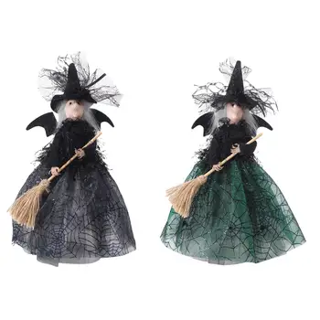 Елегантни колекционерски кукли вещици за украса на Коледната елха