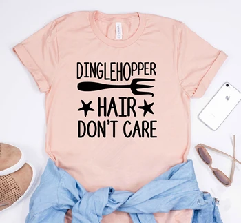 За коса Динглхопперу все пак, риза, тениска с русалочкой, Дамски ризи С думи, тениски с забавни цитати