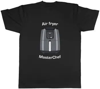 Забавна мъжки t-shirt-готвач, фритюрник, подарък за ценители, Тениска унисекс