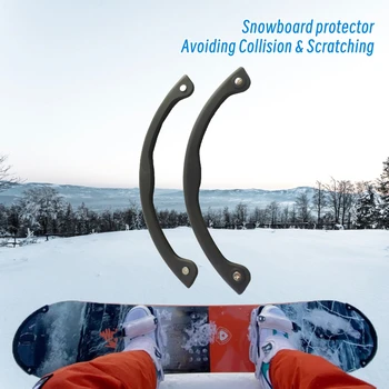 Защита на сноуборд, подходяща за моноборда, защита на палубата на скейтборд, защита на ръба на лонгборда, амортизирующее гумено покритие
