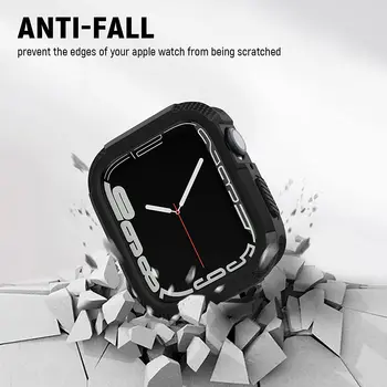 Здрав Калъф за Apple Watch Case 44 мм 40 мм 45 мм 41 мм 8 se 6 5 3 iWatch Accessorie TPU Защитно Фолио за дисплея на Apple watch серия 7 case