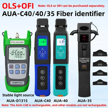 Инструменти за определяне на оптични влакна AUA-40 / C40 /35 (+ VFL + led подсветка) и стабилен източник на светлина AUA-D1315 (опция)