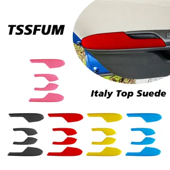 Италия Алкантара Велур Салон на колата контролен Панел электростеклоподъемниками Декоративна защитен стикер за Honda CIVIC ФК 2015-2020