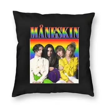 Калъфка за дивана Maneskin Rainbow LGBT Гордост от италианската глем - и хард-рок група Nordic, Кадифе калъфка за дивана