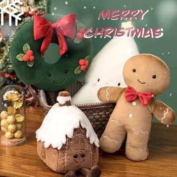 Коледно Дърво, Кукла Човечето Човече Плюшени Играчки, Мека мека мебел въздушна Възглавница Коледна серия Декоративни Подаръци за деца Начало декор