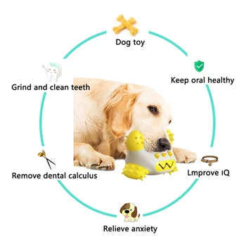 Кученце за агресивни дъвчащи играчки, Устойчиви на миене на зъбите, Неразрушаемая