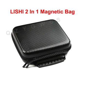 Магнитна чанта LISHI 2 в 1 чанта за инструменти, специална чанта за носене, чанта за съхранение locksmithing инструменти, здрава, може да се сложи на 28 бр. инструменти lishi