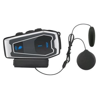 Мотоциклет шлем Слушалки Мотоциклет Bluetooth 5.0 Слушалки вътрешна комуникация за Безжична връзка Intercomunicador Moto Високоговорител