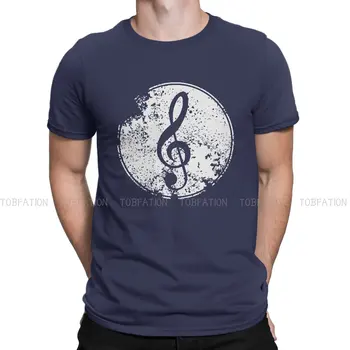 Музикална тениска с кръгло деколте и инструменти от чист памук Оригинална мъжка тениска на нов дизайн