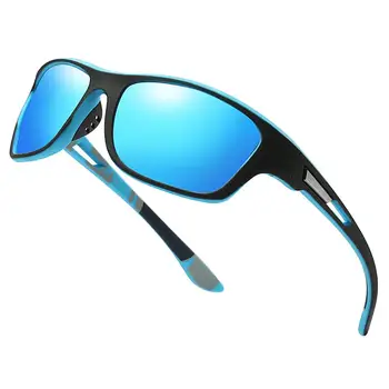 Мъжки слънчеви очила за спорт на открито, модни поляризирани слънчеви очила, очила за каране на велосипед, джогинг, къмпинг, туризъм, риболов