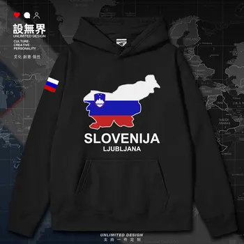 Националната карта на Словения мъжки блузи, потници, спортни дрехи, спорт за мъже, модни нови спортни блузи, мъжки есенно-зимни дрехи