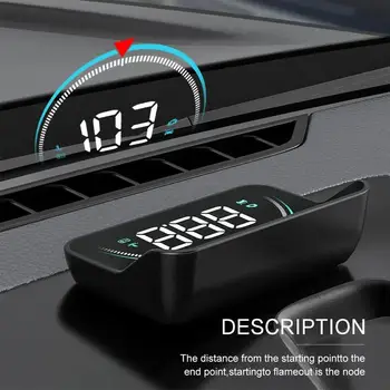 Нов Автомобил Главоболие БДС HD Дисплей GPS за измерване на Скоростта на Скоростта на КМЧ и МИЛИ/ч Свободно Превключва Цифровата HUD Проекторът на Предното Стъкло За Всички автомобили