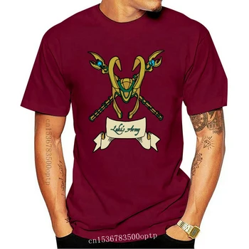 Нова мъжка тениска Loki's Army Арт, модна тениска, за мъже женска тениска, повече от размери и цветове