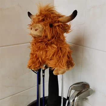 Нова плюшен играчка-имитация на шотландски планински крави хубава и удобна длинноволосая кукла за детски подарък за рожден ден украси легла