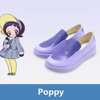 Обувки за cosplay Pocketmonster с алым и лилав мак