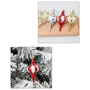 Окачване с топки, рисувани тиква, Празнична украса на Цветни празнични висулки от тикви за украса на Коледната елха Комплект от 4