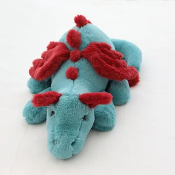 Плюшен играчка Dexter Dragon, креативна възглавница с хубав сняг дракон, плюшен възглавница за облегалка Jellycat, подаръци за украса на дивана