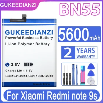 Преносимото Батерия GUKEEDIANZI BN55 BN54 BN62 за Xiaomi Redmi note 9s 9 s note9s/9 5G 10X 4G/Note 9 4G/9T/ За Xiaomi POCO M3