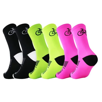 Професионални Велосипедни Чорапи с високо качество За мъже и жени, Чорапи за шоссейного под наем, Компресия чорапи за колоездене на открито