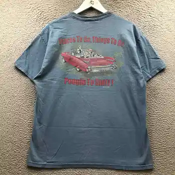 Реколта мъжка тениска 2003 г. с големи кучета L, къде да отида, какво да правя, на кого да помиришат