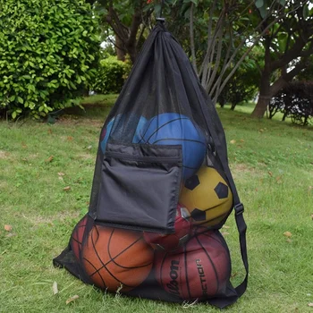 Сверхпрочная окото чанта за топката, Регулируем подвижен шнур, Чанта за съхранение на спортно оборудване за баскетбол, футбол, плажни спортове.