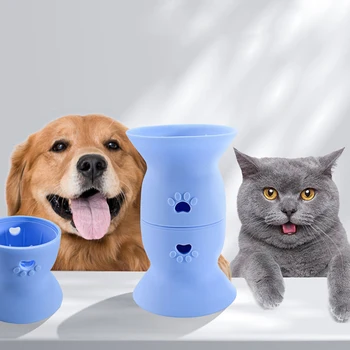 Силиконова играчка за бавно подаване на храна за кучета, здрава търтей, защита от удушаване, диспенсер за храна с голям капацитет за куче със среден размер (18 х 11 см)