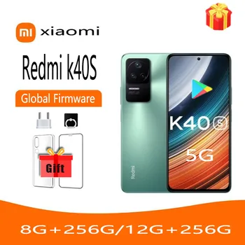 Смартфони с глобална фърмуер 5G Redmi K40S 12G 256G Qualcomm Snapdragon 870 6,67 инча
