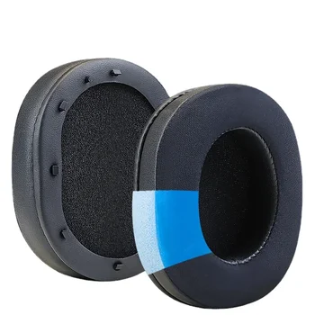 Сменяеми амбушюры за слушалки Razer Blackshark V2 Pro Headset с кожена ръкав [Леден гел]
