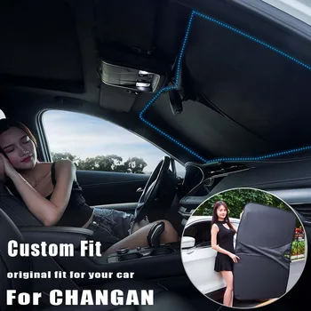 Специално подбран Топлоизолационна Козирка отпред на Предното Стъкло на превозното средство за CHANGAN CS35 CS15 CS55 CS75 CS95 CX20 CX70 CX70T Auchan в a800