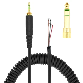 Спирален кабел за слушалки с жак 3,5 мм, 6,5 мм за слушалки Beyerdynamic 770 770PRO 990 990PRO